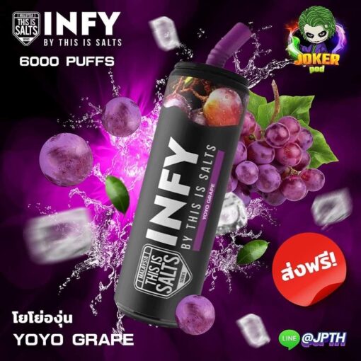 YOYO Grape INFY 6000 Puffs